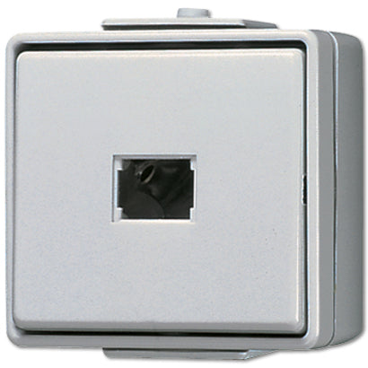 JUNG 631W - Drucktasten-Schalter - Weiß - Duroplast - IP44 - 250 V