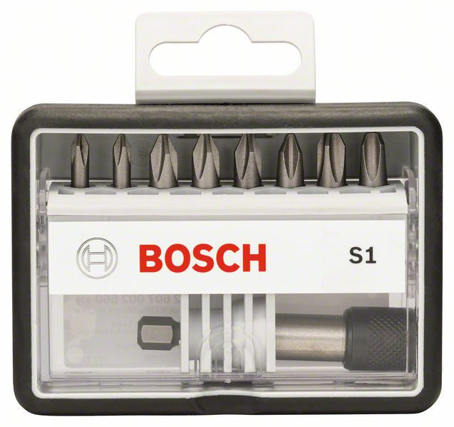 Bosch 2 607 002 560 - 8 Stück(e) - Phillips - PH 1,PH 2,PH 3 - PH1 (2x) - PH2 (4x) - PH3 (2x) - 2,5 cm - 25,4 / 4 mm (1 / 4 Zoll)
