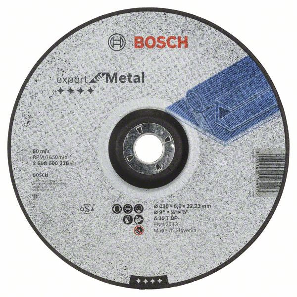 Bosch 2 608 600 228 - Schneidedisk - Flache Mitte - Metall - Bosch - 2,22 cm - 23 cm