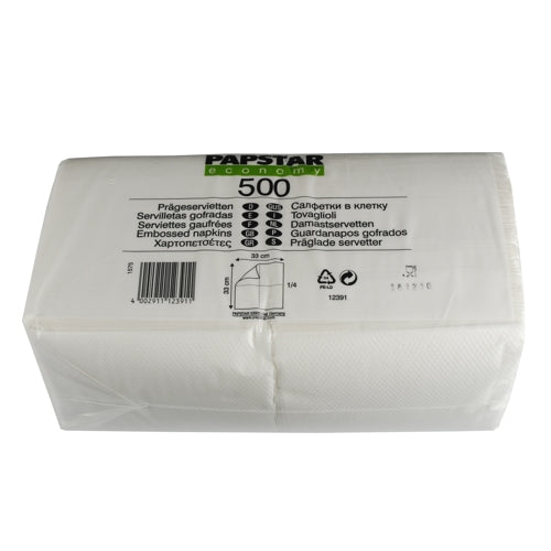 PAPSTAR 12391 - Weiß - Seidenpapier - Einfarbig - 17 g/m² - 330 mm - 33 cm