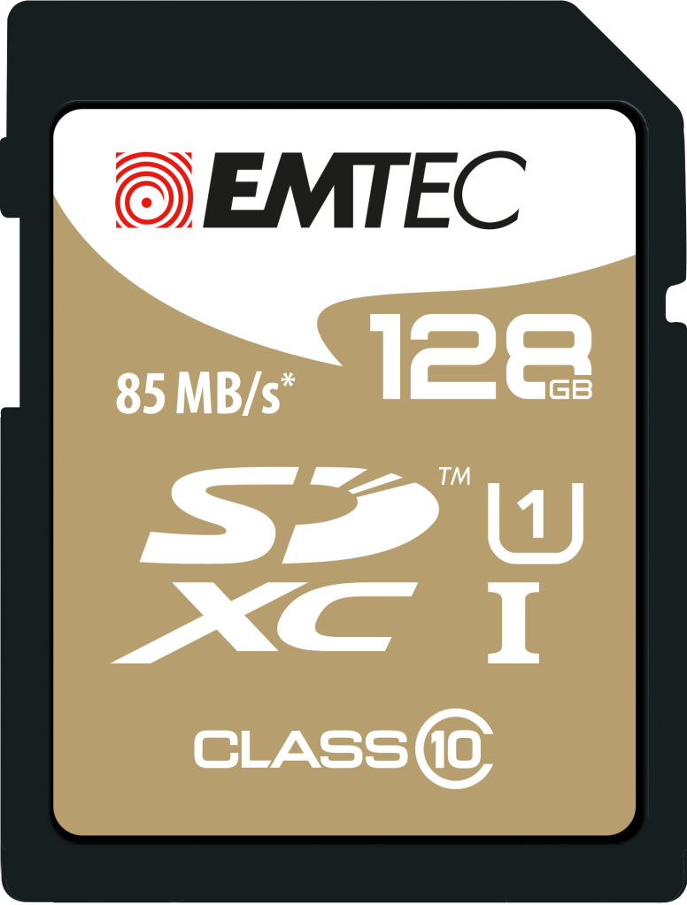 EMTEC Gold+ - Flash-Speicherkarte - 128 GB - Class 10