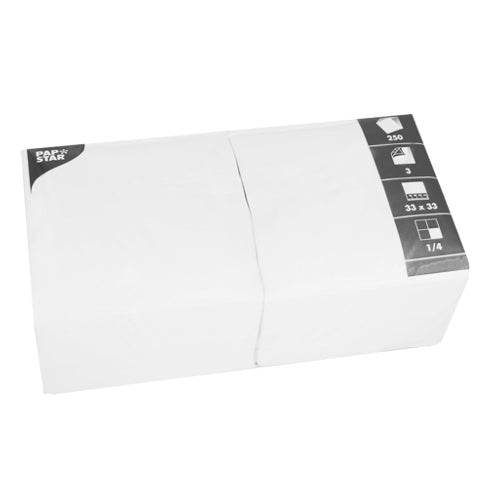 PAPSTAR 12484 - Weiß - Seidenpapier - Einfarbig - 51 g/m² - 330 mm - 33 cm