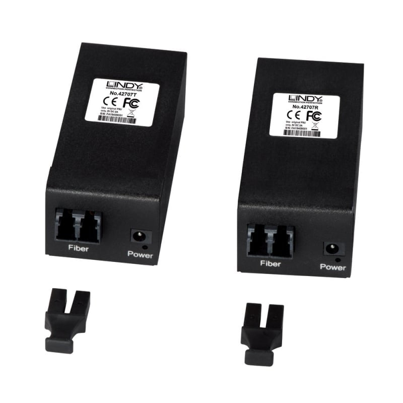 Lindy USB 3.1 Gen1 Fibre Optic Extender (Transmitter and Receiver units)