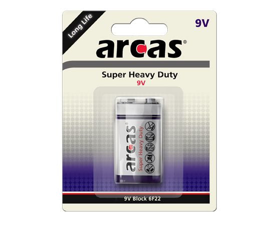 Arcas 107 00122 - Einwegbatterie - 9V - Zink-Karbon - 9 V - 1 Stück(e) - 120 mAh