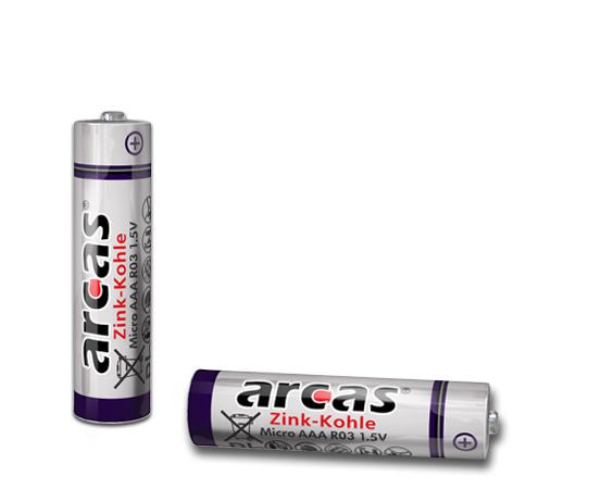 Arcas 107 00403 - Einwegbatterie - AAA - Zink-Karbon - 1,5 V - 4 Stück(e) - Cd (cadmium) - Hg (Quecksilber)