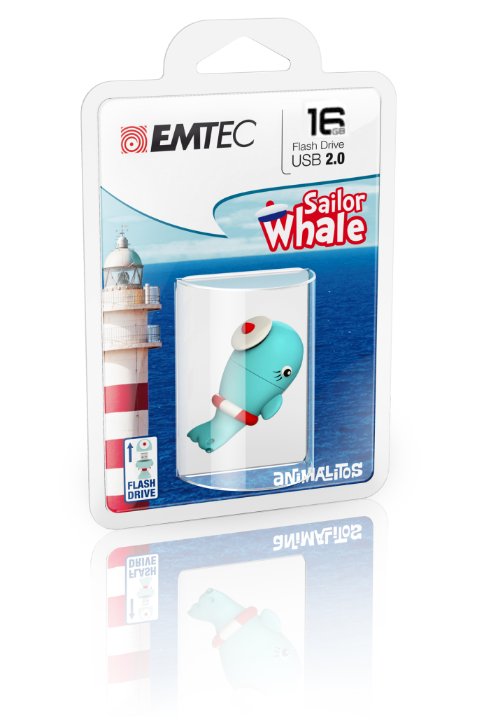 EMTEC Animalitos Marine Range M337 Sailor Whale