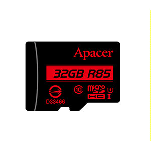 Apacer Flash-Speicherkarte (microSDHC/SD-Adapter inbegriffen)