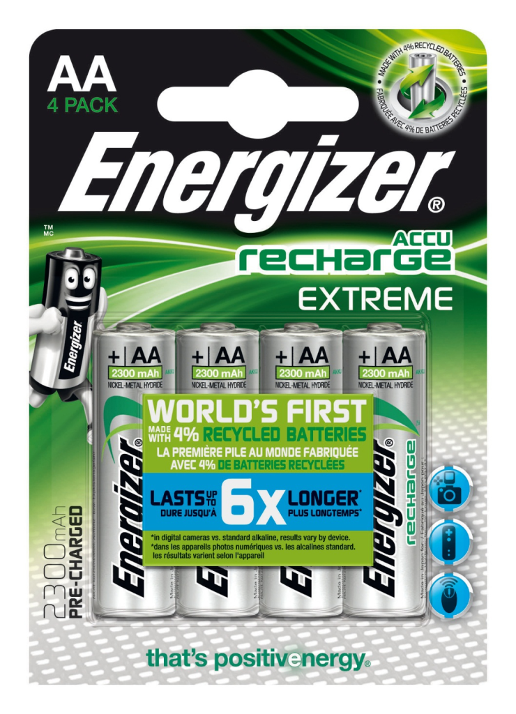 Energizer Recharge Extreme - Batterie 4 x AA-Typ - NiMH - (wiederaufladbar)