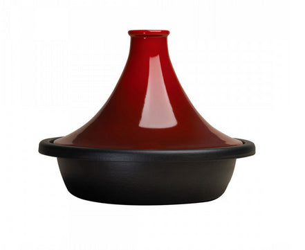 Le Creuset 25138310600422 - Schwarz - Rot - Keramik - Gas - Versiegelte Platte - Eisenguss - 31 cm