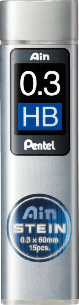 Pentel AinStein - HB - Grau - 0,3 mm - 6 cm - 15 Stück(e)