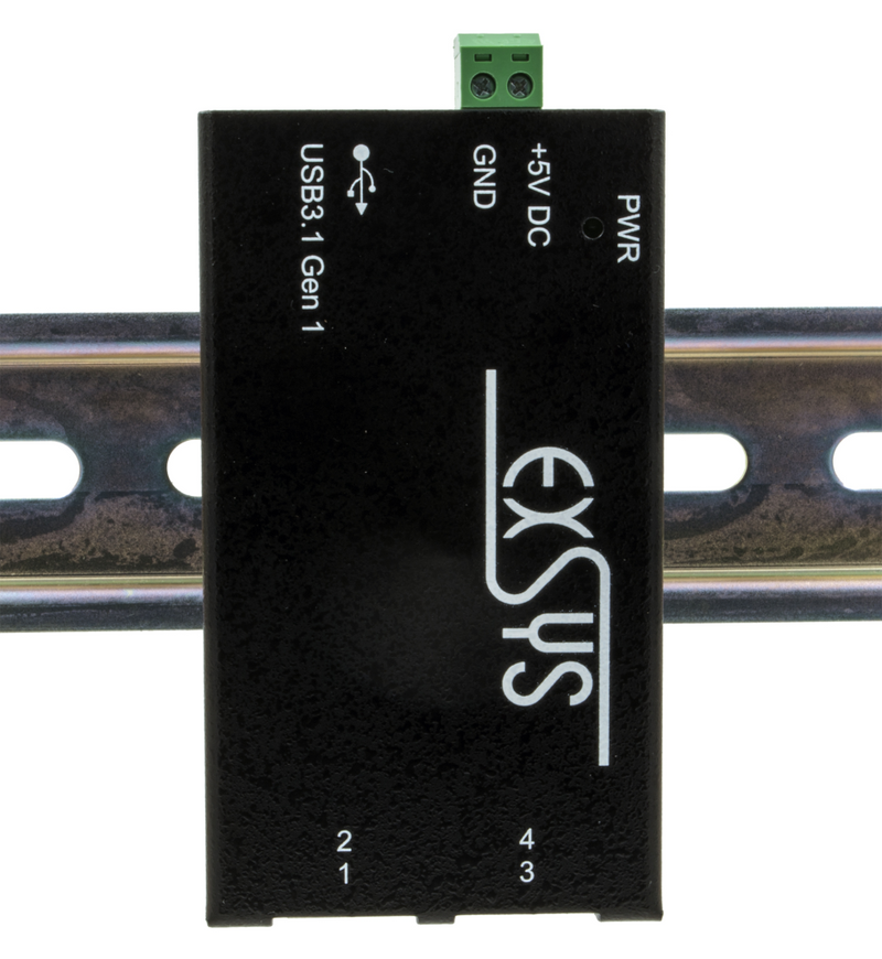Exsys EX-1180HMS - Hub - 4 x SuperSpeed USB 3.0