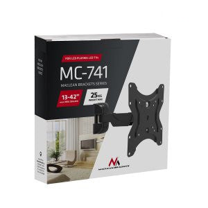 MacLean MC-741 - 33 cm (13 Zoll) - 106,7 cm (42 Zoll) - 75 x 75 mm - 200 x 200 mm - Metall - Schwarz