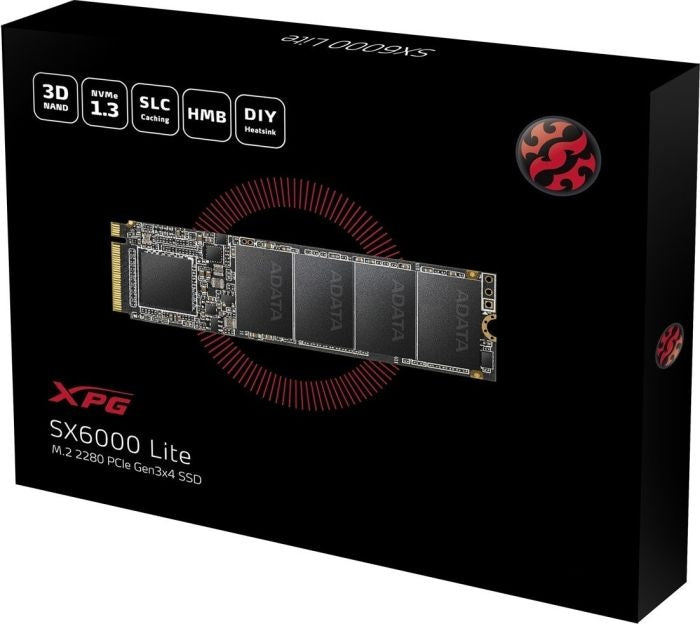 ADATA XPG SX6000 Lite - SSD - 256 GB - intern - M.2 2280 - PCIe 3.0 x4 (NVMe)