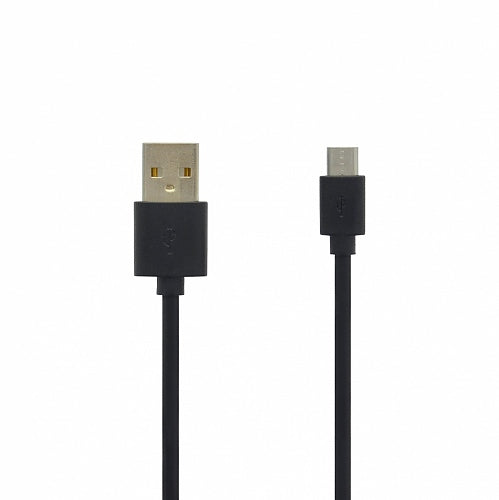 Emporia DATA-MU-GNG-B - 1 m - USB A - Micro-USB B - Schwarz