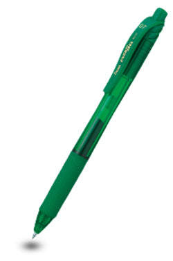 Pentel EnerGel X - Stick Pen - Grün - Grün - Kunststoff - 0,7 mm - Beidhändig