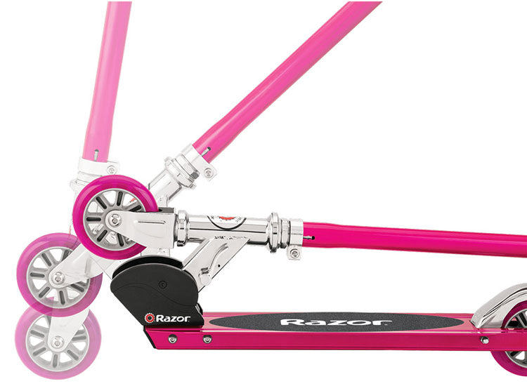 Razor S - Kinder - Klassischer Roller - Schwarz - Pink - Beide Geschlechter - 100 kg - 2 Rad/Räder