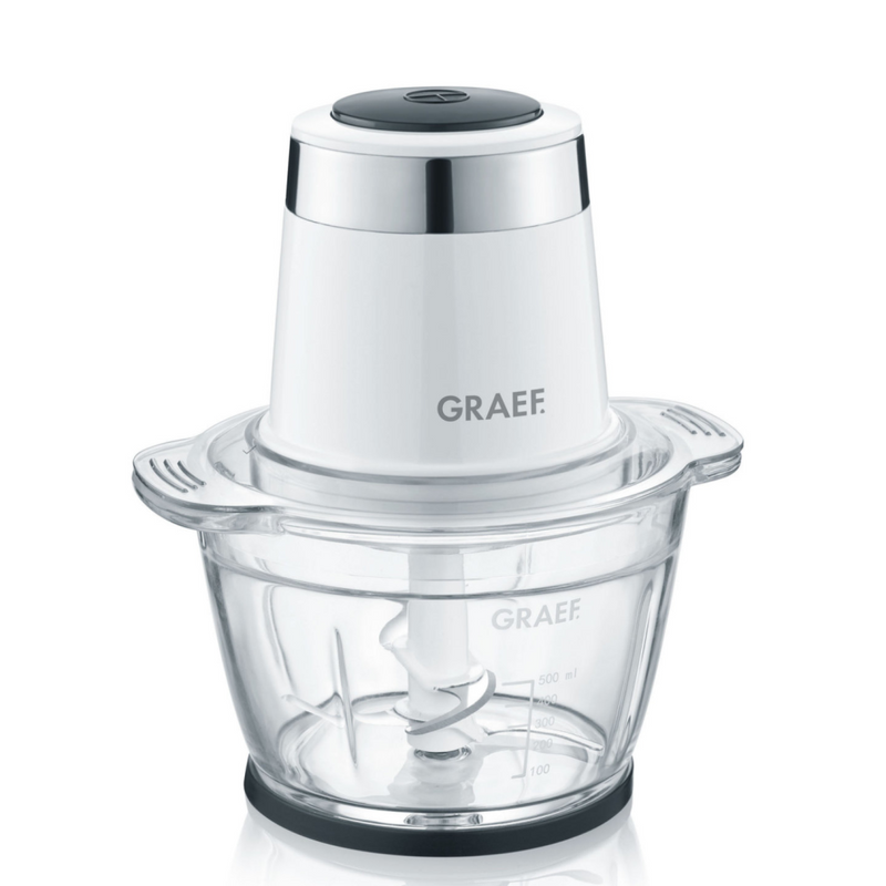 Graef CH501EU - 1 l - Weiß - Glas - Edelstahl - Tasten - 500 W