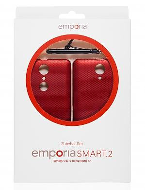 Emporia  Zubehörkit für Handy - Rot - für emporiaSMART.2