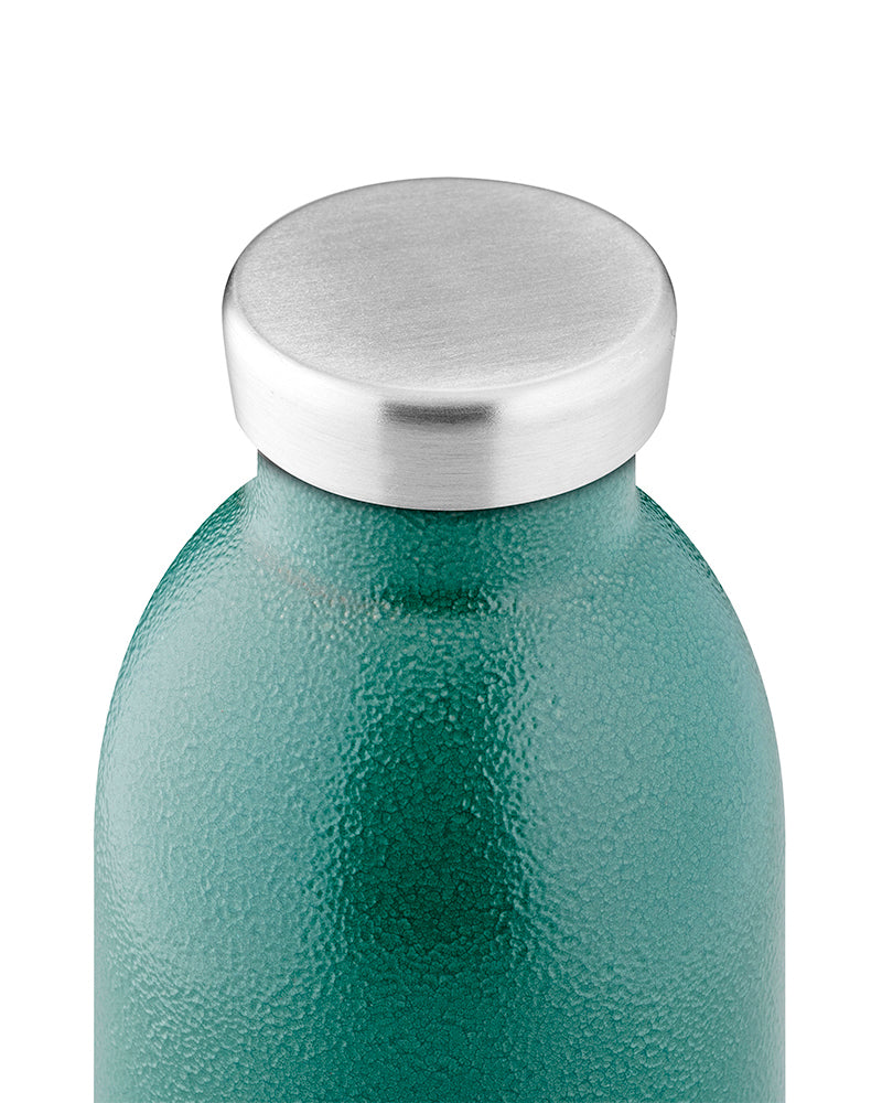 24Bottles Clima Bottle Moss Green - 0,85 l - Grün - Edelstahl - 12 h - 24 h - 8,4 cm