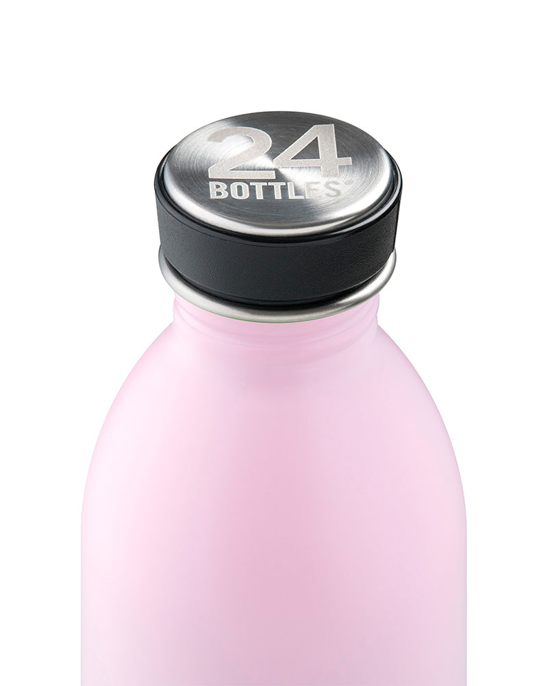 24Bottles Urban Bottle - 500 ml - Tägliche Nutzung - Pink - Edelstahl - Candy Pink - Schraubdeckel