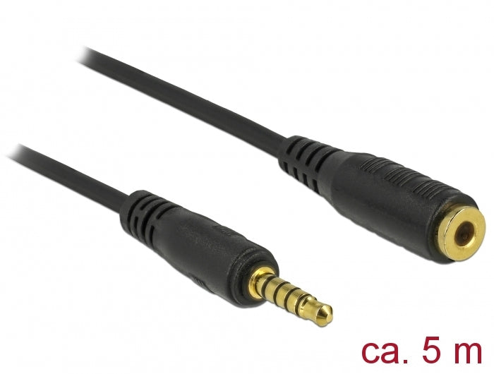 Delock - Audioverlängerungskabel - 5-poliger Mini-Stecker männlich bis 5-poliger Mini-Stecker weiblich