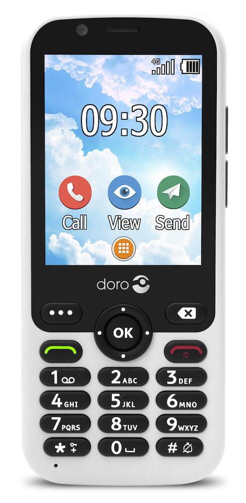 Doro 7010 - 4G feature phone - microSD slot - 320 x 240 Pixel