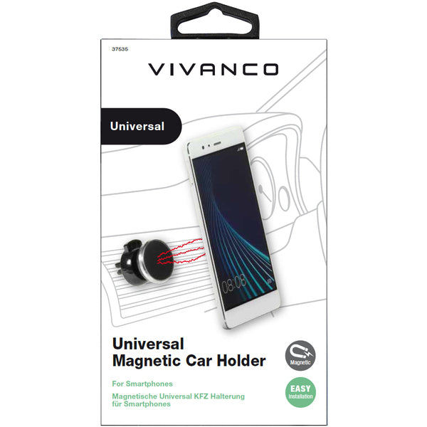 Vivanco 37535 - Handy/Smartphone - Passive Halterung - Auto - Schwarz - Grau