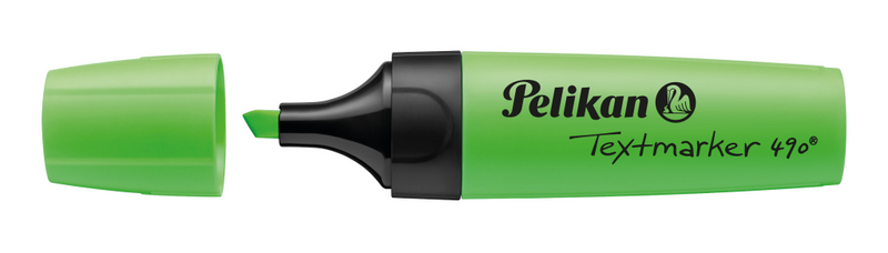 Pelikan Textmarker 490 - 4 Stück(e) - Grün - Orange - Pink - Gelb - Multi - Tinte auf Wasserbasis - Box