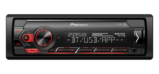 Pioneer MVH-S320BT - Schwarz - 1 DIN - 200 W - 50 W - Android - Drehregler