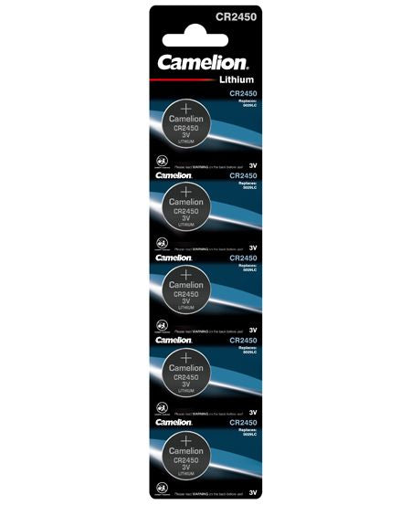 Camelion 13005450 - CR2450 - Lithium - 3 V - 5 Stück(e) - 550 mAh - 5 mm