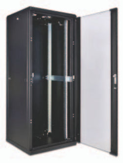 Wirewin 19" Standschrank, 600x800mm, schwarz RAL9005