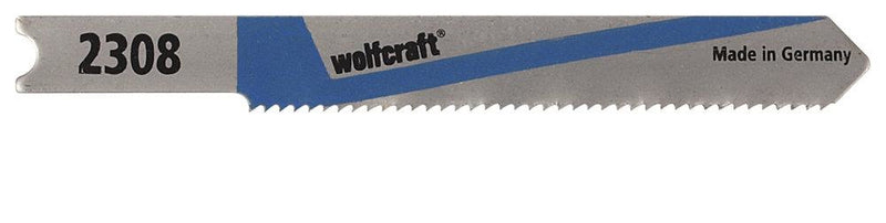 Wolfcraft 2308000 - Stichsägeblatt - Nicht-eisenhaltiges Metall - Stahl - Hochgeschwindigkeitsstahl (HSS) - Blau - Edelstahl - 5,2 cm - 1,2 mm