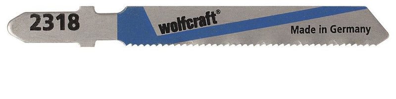 Wolfcraft 2318000 - Stichsägeblatt - Nicht-eisenhaltiges Metall - Stahl - Hochgeschwindigkeitsstahl (HSS) - Blau - Edelstahl - 5 cm - 1,2 mm