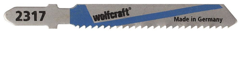 Wolfcraft 2317000 - Stichsägeblatt - Aluminium - Stahl - Hochgeschwindigkeitsstahl (HSS) - Blau - Edelstahl - 5 cm - 2 mm