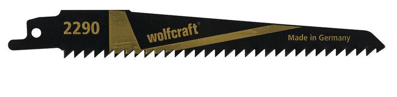 Wolfcraft 2290000 - Säbelsägeblatt - Kunststoff - Weichholz - Schwarz - Gelb - 13 cm - 4,2 mm - 15 cm