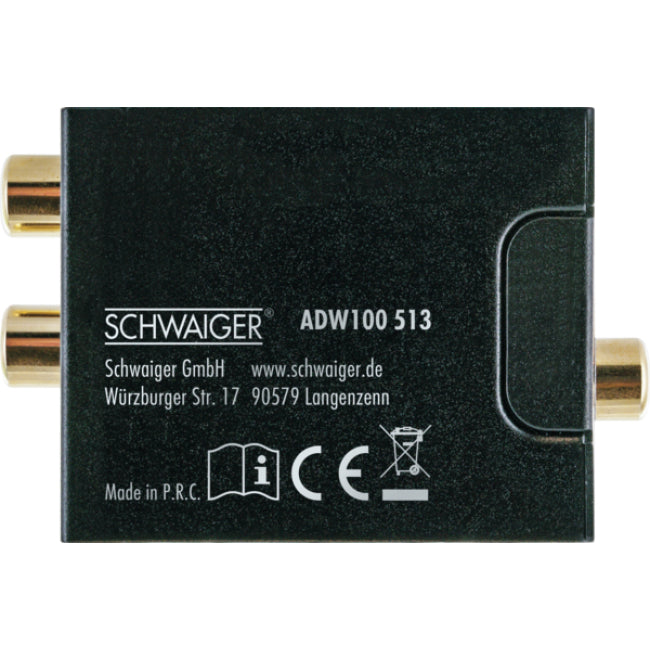 Schwaiger ADW100 513 - 5 V - 1000 mA - 50 mm - 40 mm - 30 mm - 78 g