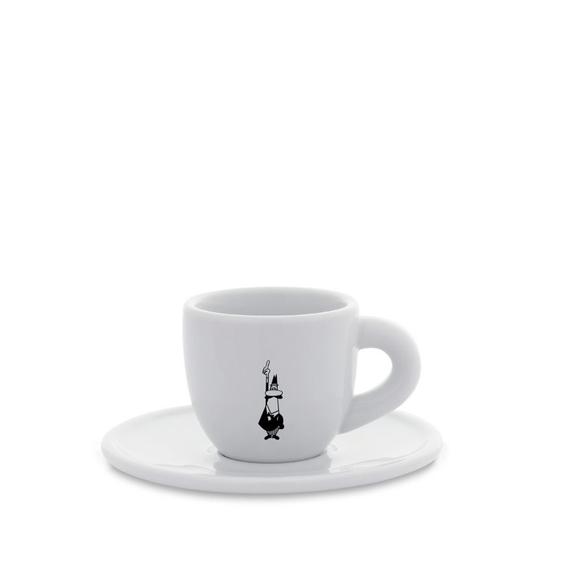 Bialetti Y0TZ097 - Eins/Eine(r) - 0,08 l - Weiß - Porzellan - Kaffee - Rund