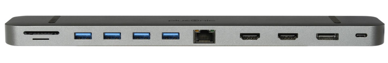 ALLNET PSUC2501 - USB 3.2 Gen 1 (3.1 Gen 1) Type-C - 3.5mm - DisplayPort - HDMI - RJ-45 - USB 3.2 Gen 1 (3.1 Gen 1) Type-A - USB 3.2 Gen 1 (3.1 Gen 1) Type-C - 3840 x 2160 Pixel - MicroSD (TransFlash) - SD - Grau - 100 W