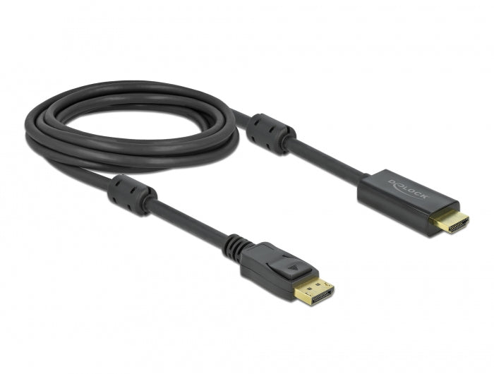 Delock Adapterkabel - DisplayPort männlich Verriegelung bis HDMI männlich