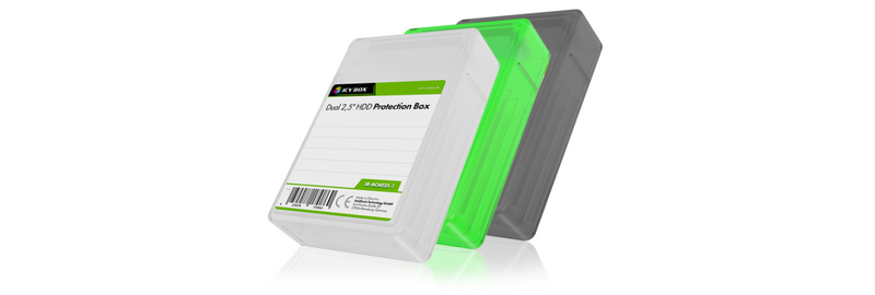 ICY BOX ICY BOX IB-AC6025-3 - Schutzhüllen-Kit für Festplatte - Kapazität: 2 Festplatten (2,5")