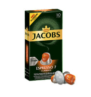Jacobs ESPRESSO 7 CLASSICO - Kaffeekapsel - Espresso - Nespresso - 10 Tassen - Box