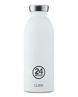 24Bottles Clima Bottle Ice White - 0,5 l - Weiß - Edelstahl - 12 h - 24 h - 7,3 cm