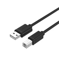 Unitek International UNITEK Y-C430GBK - 1 m - USB A - USB B - 2.0 - 480 Mbit/s - Schwarz