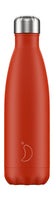 Chillys Bottles Chilly's Neon Red - 500 ml - Tägliche Nutzung - Rot - Edelstahl - 24 h - 12 h