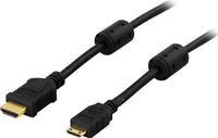 Deltaco HDMI-1056 - 5 m - HDMI Type C (Mini) - HDMI Typ A (Standard) - 10,2 Gbit/s - Schwarz