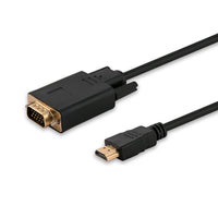 Savio CL-103 - 1,8 m - HDMI Typ A (Standard) - VGA (D-Sub) - Männlich - Männlich - Gerade