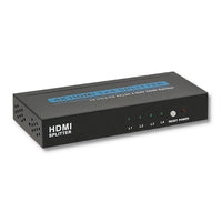 Qoltec 50439 - HDMI - 4x HDMI - Schwarz - 4K Ultra HD - 36 Bit - 30 Hz