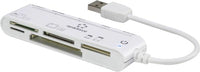 Renkforce CR45e - CF - CF Typ II - MMC - MMC Mobile - MMC+ - MS Duo - MS PRO - MS PRO Duo - Speicherstick (MS) - MicroSD... - Weiß - USB - 101 mm - 27 mm - 15 mm