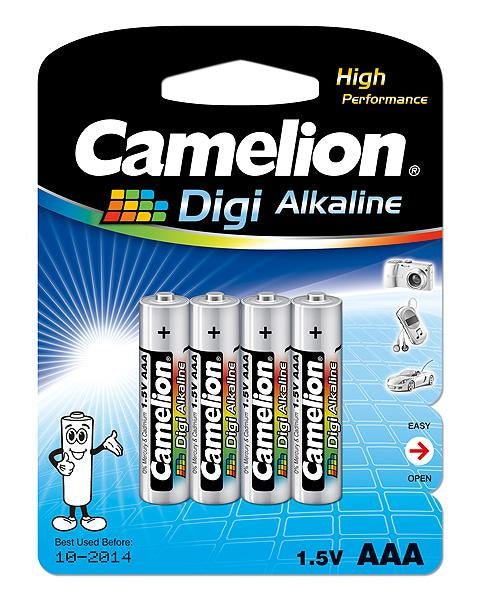 Camelion Digi Alkaline LR03-BP4 - Batterie 4 x AAA