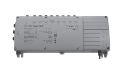 Televes MS96NG - Kabel-Splitter-/Verbinder - 950 - 2300 MHz - Grau - 1200 mA - 180 - 264 V - F - 204 mm